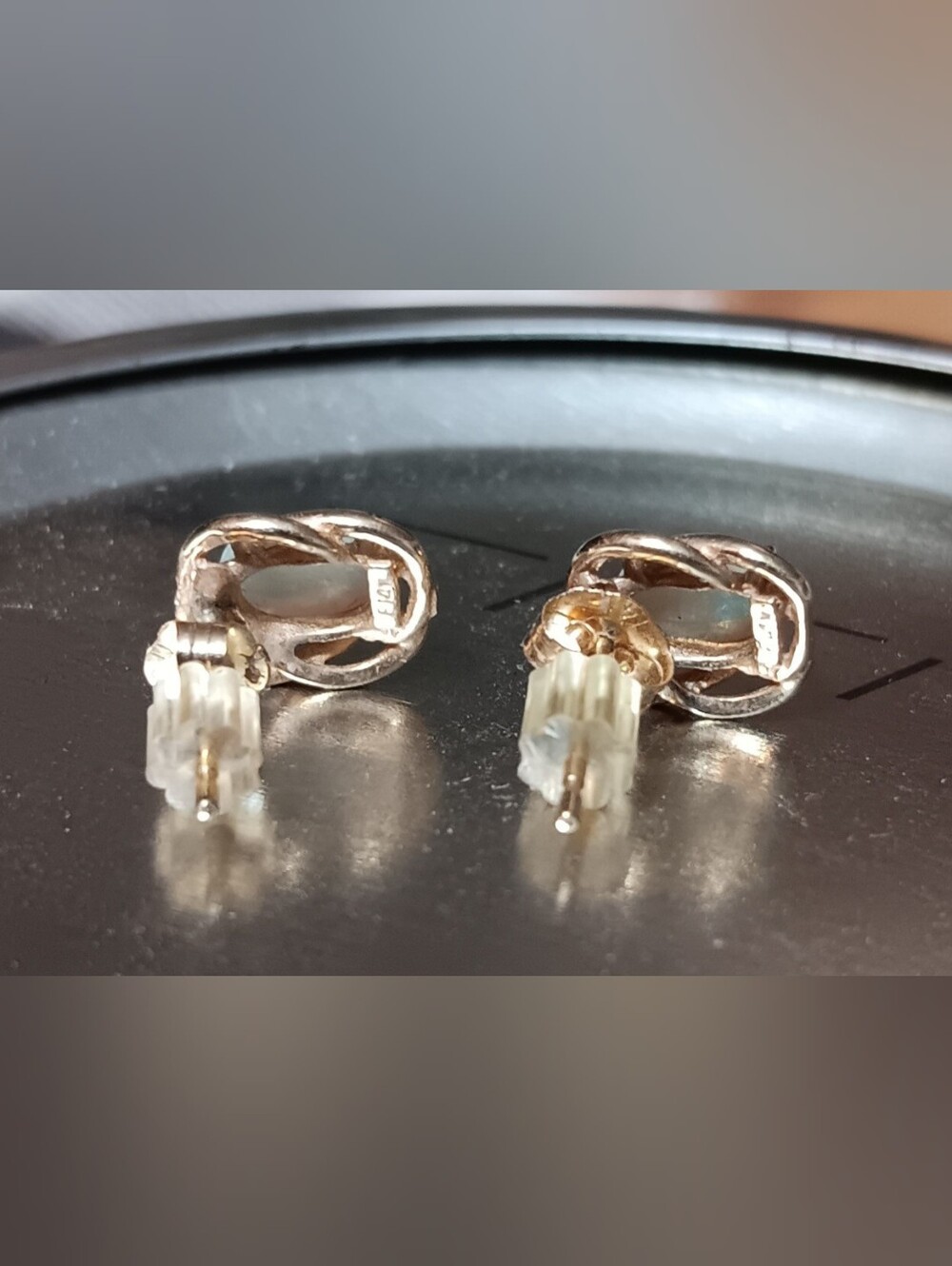 14k Opal Earings